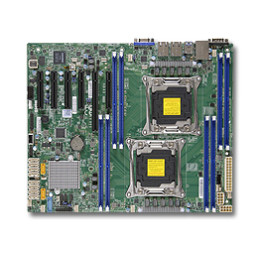 SUPERMICRO MB 2xLGA2011-3, iC612 8x DDR4 ECC,10xSATA3,(PCI-E 3.0/1,3,1(x16,x8,x4)PCI-E 2.0/1(x4),2x LAN,IPMI