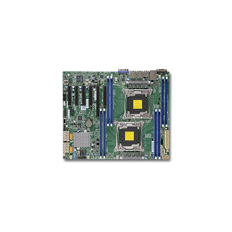 SUPERMICRO MB 2xLGA2011-3, iC612 8x DDR4 ECC,10xSATA3,(PCI-E 3.0/1,3,1(x16,x8,x4)PCI-E 2.0/1(x4),2x LAN,IPMI