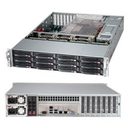 SUPERMICRO 2U chassis 12x 3,5" HS SAS/SATA (12G Expander 1x SFF 8643) + volitelný 2x 2,5", 2x920W (80PLUS Platinum)