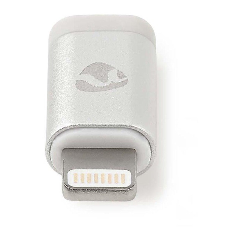 NEDIS synchronizační a nabíjecí adaptér/ 8pinová Lightning zástrčka na USB 2.0 Micro B zásuvku/ blistr