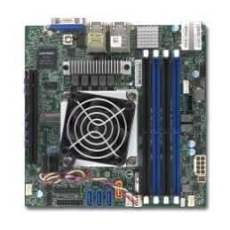 SUPERMICRO MB 1x Epyc 3251 SoC (8C/16T), active, 4x DDR4, 4xSATA3, 1xM.2 (2280), PCIe 3.0 x16, IPMI, 4x LAN (i350-AM4)
