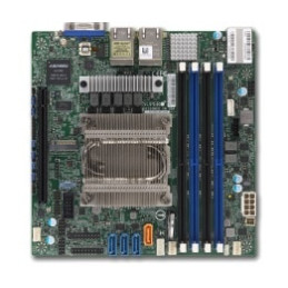 SUPERMICRO MB 1x Epyc 3201 SoC (8C/8T), 4x DDR4, 4xSATA3, 1xM.2 (2280), PCIe 3.0 x16, IPMI, 4x LAN (i350-AM4)
