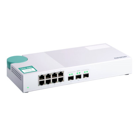 QNAP 1/10G switch QSW-308S: 8x 1G port RJ-45 + 3x 10G port SFP+