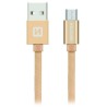 Swissten Data Cable Textile Usb / Micro Usb 1.2 M Gold