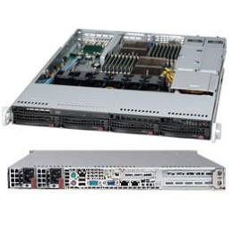 SUPERMICRO 1U chassis 4x 3,5" HS SAS/SATA, 2x700W (80PLUS Platinum), WIO, pro X11