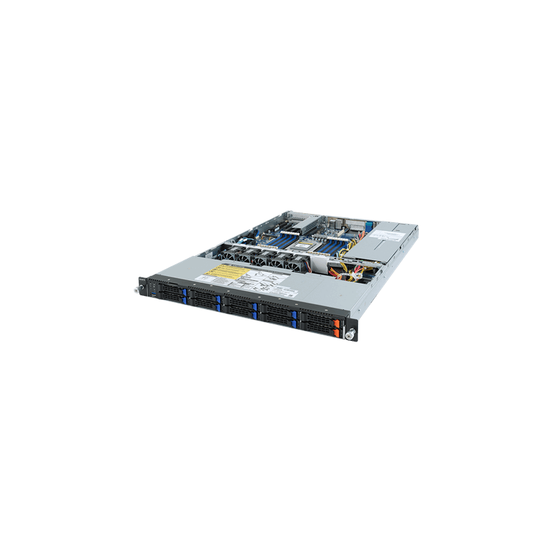 Gigabyte server R152-Z31 1xSP3 (AMD Epyc 7002), 16x DDR4, 8x 2,5 SATA3+2x U.2, M.2, 2x 1GbE i350+OCP, IPMI, 2x 650W plat