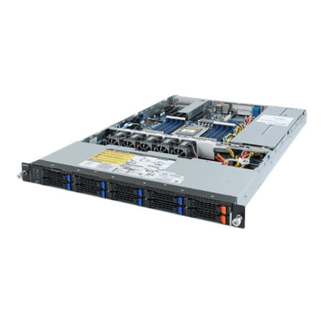 Gigabyte server R152-Z31 1xSP3 (AMD Epyc 7002), 16x DDR4, 8x 2,5 SATA3+2x U.2, M.2, 2x 1GbE i350+OCP, IPMI, 2x 650W plat