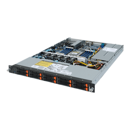 Gigabyte server R152-Z31 1xSP3 (AMD Epyc 7002), 16x DDR4, 10x U.2, M.2, 2x 1GbE i350+OCP, IPMI, 2x 1100W plat