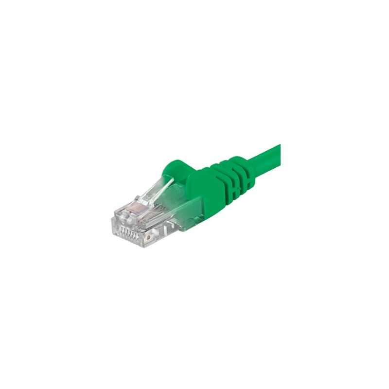 PremiumCord Patch kabel Cat6 UTP, délka 7m, zelená