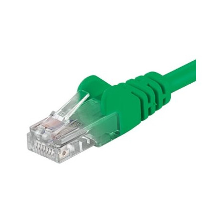 PremiumCord Patch kabel Cat6 UTP, délka 7m, zelená