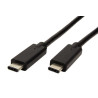 PremiumCord USB-C kabel ( USB 3.1 generation 2, 3A, 10Gbit/s ) černý, 2m