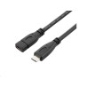 PremiumCord Prodlužovací kabel USB 3.1 generation 2, C/male - C/female, 1m