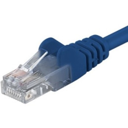 PremiumCord Patch kabel Cat5E UTP, délka 1.5m, modrá