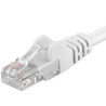 PremiumCord Patch kabel Cat5E UTP, délka 1.5m, bílá