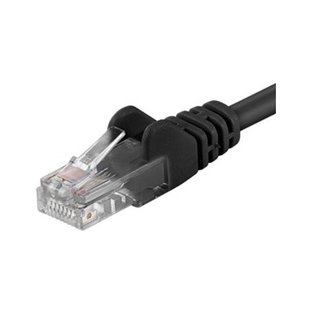 PremiumCord Patch kabel Cat5E UTP, délka 7m, černá