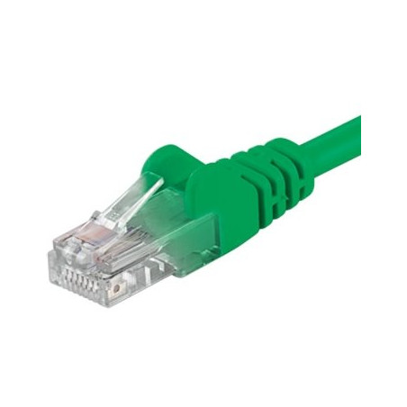 PremiumCord Patch kabel Cat5E UTP, délka 10m, zelená