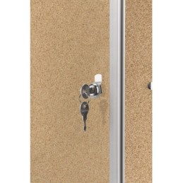 Magnetoplan Kork-Vitrine optimaler Innenausbau 6 x A4