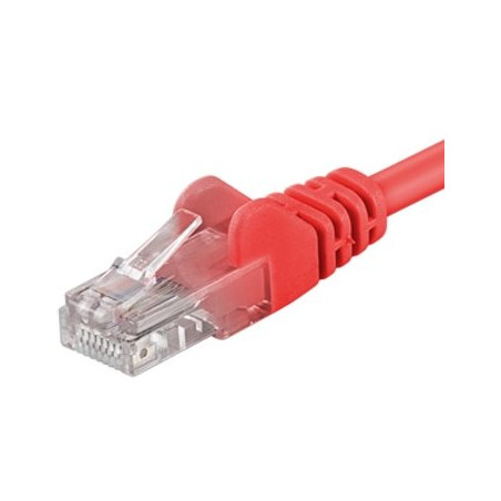 PremiumCord Patch kabel Cat6 UTP, délka 1.5m, červená
