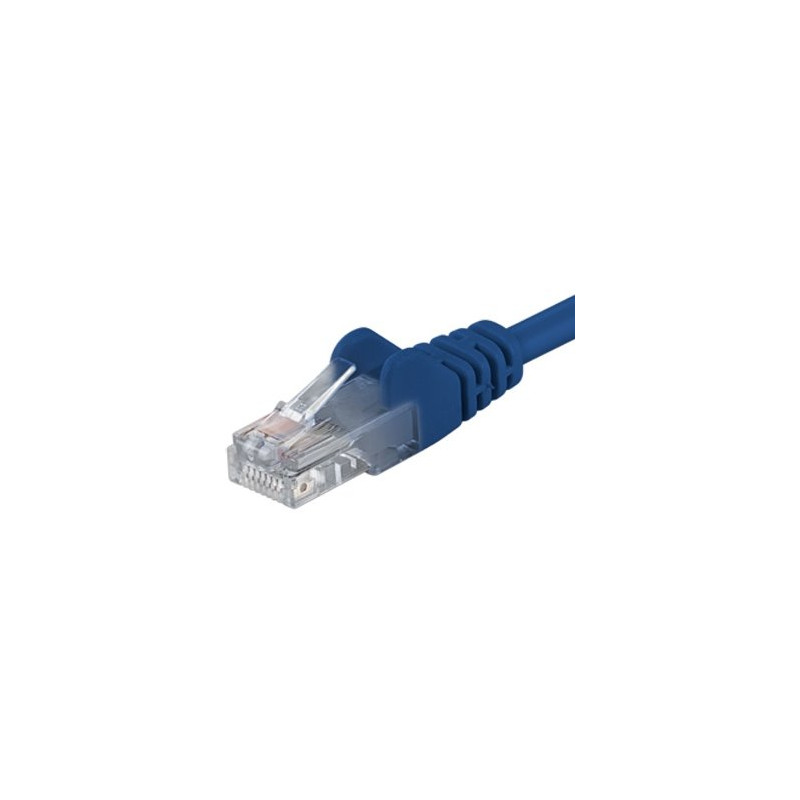 PremiumCord Patch kabel Cat6 UTP, délka 3m, modrá