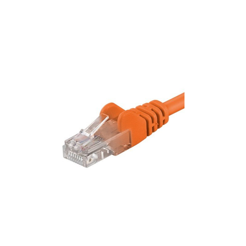 PremiumCord Patch kabel Cat6 UTP, délka 5m, oranžová