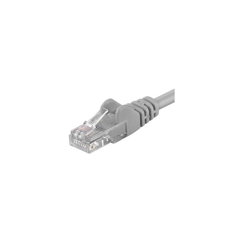 PremiumCord Patch kabel Cat6 UTP, délka 50m, šedá