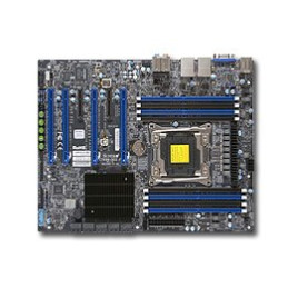 SUPERMICRO MB 1xLGA2011-3, X99, 8x DDR4 UDIMM,10xSATA3, 4x PCI-E 3.0 x16 (16/16/NA/8 nebo 16/8/8/8),2x LAN