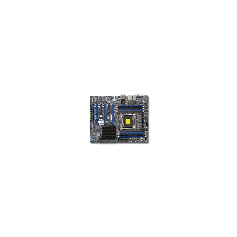 SUPERMICRO MB 1xLGA2011-3, X99, 8x DDR4 UDIMM,10xSATA3, 4x PCI-E 3.0 x16 (16/16/NA/8 nebo 16/8/8/8),2x LAN