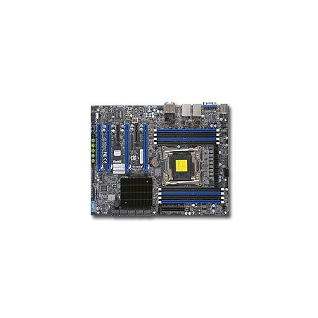 SUPERMICRO MB 1xLGA2011-3, X99, 8x DDR4 UDIMM,10xSATA3, 4x PCI-E 3.0 x16 (16/16/NA/8 nebo 16/8/8/8),2x LAN