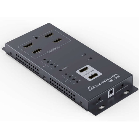 PremiumCord HDMI matrix switch 4:2,s audiem, rozlišení 4Kx2K