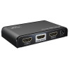 PremiumCord HDMI 2.0 splitter 1-2 porty, 4K x 2K/60Hz, FULL HD, 3D, černý