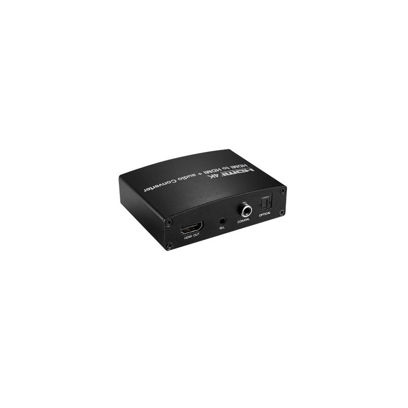 PremiumCord HDMI 4K Repeater/Extender s oddělením audia, stereo jack, Toslink, RCA