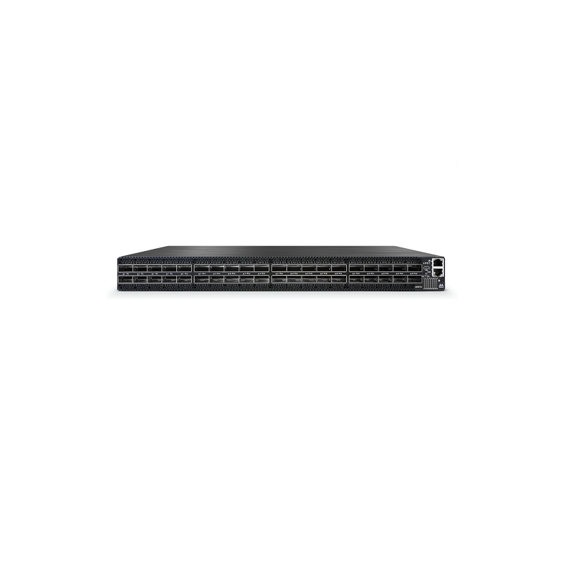 Nvidia Mellanox® Quantum(TM) HDR InfiniBand Switch, 40 QSFP56 ports, 2 Power Supplies (AC), x86 dual core, standard dept