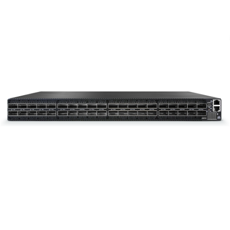 Nvidia Mellanox® Quantum(TM) HDR InfiniBand Switch, 40 QSFP56 ports, 2 Power Supplies (AC), x86 dual core, standard dept