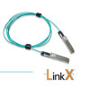 Nvidia Mellanox® active fiber cable, IB HDR, up to 200Gb/s, QSFP56, LSZH, black pulltab, 10m