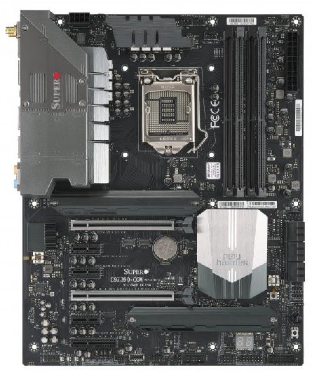 SUPERMICRO MB 1xLGA1151 8/9g 120W, Z390, 4x DDR4,6xSATA3, 6xPCIe 3.0, 2x M.2, 2xLAN+WiFi, 2xDP+HDMI, Audio, bulk