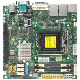 SUPERMICRO MB E3-1585v5, C236, 2xSO-DIMM DDR4 ECC, 4xSATA3, PCIe 3.0 x16, 1xM.2, DVI-A, 4x LAN, IPMI