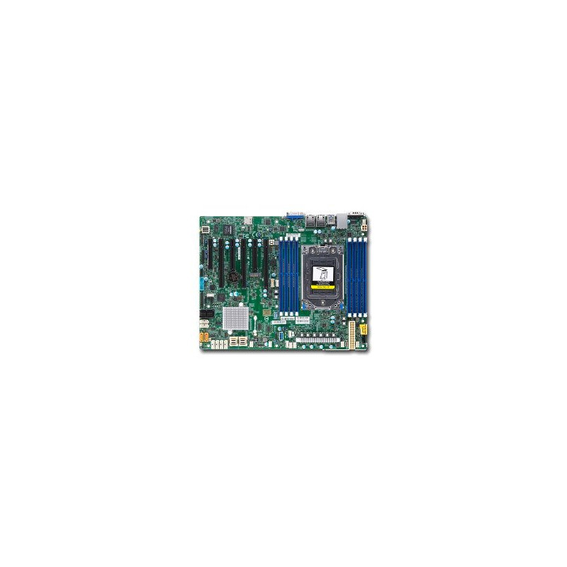 SUPERMICRO MB 1xSP3 (Epyc 7000 SoC), 8x DDR4,8xSATA3 + 8xSAS3 +2x NVMe, 1xM.2, PCIe 3.0 (3 x16,3 x8), IPMI, 2x LAN, bulk