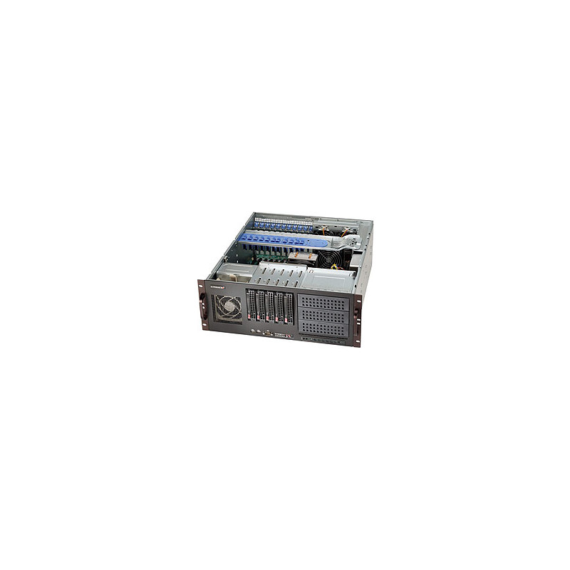 SUPERMICRO 4U 5x 3,5" HS SAS/SATA, 3x 5,25", 2x600W (80PLUS Platinum)