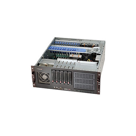 SUPERMICRO 4U 5x 3,5" HS SAS/SATA, 3x 5,25", 2x600W (80PLUS Platinum)