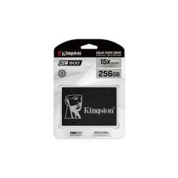 Kingston SSD 256GB KC600 SATA III 2.5'' 3D TLC SM2259 (čtení/zápis: 550/500Mb/s)