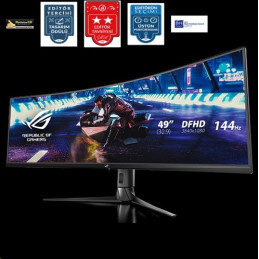 ASUS ROG STRIX XG49VQ 49" DFHD 144Hz (3840x1440) FreeSync2 HDR 4ms 450cd DP 2xHDMI Repro