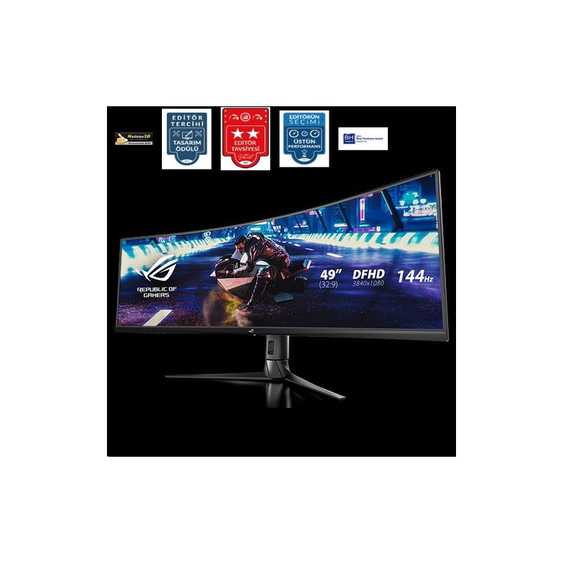 ASUS ROG STRIX XG49VQ 49" DFHD 144Hz (3840x1440) FreeSync2 HDR 4ms 450cd DP 2xHDMI Repro