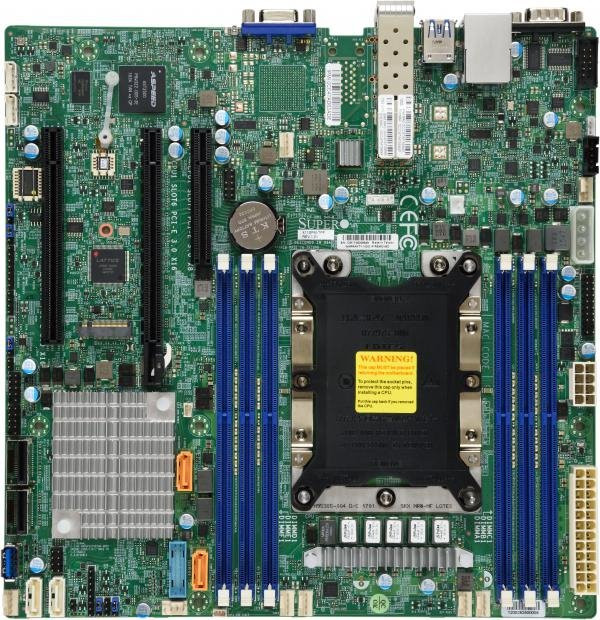 SUPERMICRO MB 1xLGA3647, iC622, 6x DDR4 ECC, 12xSATA3, 1xM.2, PCI-E 3.0/2,1(x16,x8),2x 10Gb SFP+,IPMI