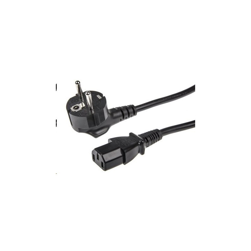 Kabel síťový / napájecí 230V 3x1,5mm2, pro vysokou zátěž do 4000W, 1,5m, C13 - Schuko, High quality