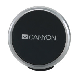 CANYON držák na telefon do auta, magnetický, instalace do ventilace, funkce zamknutí, 2 plíšky v balení, černá