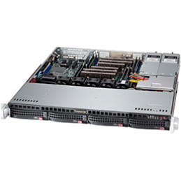 SUPERMICRO 1U chassis 4x 3,5" HS SAS/SATA, 2x800W (Platinum) pro X11DPLi