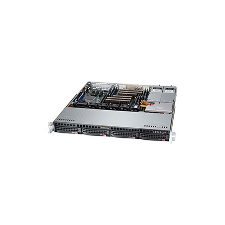 SUPERMICRO 1U chassis 4x 3,5" HS SAS/SATA, 2x800W (Platinum) pro X11DPLi