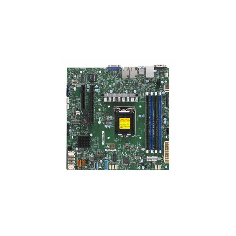 SUPERMICRO MB 1xLGA1151 (Xeon E3-21xx,i3), C246, 4xDDR4, 8xSATA3, 2x M.2, 2xPCIe3.0 x8, VGA, 2x LAN, IPMI