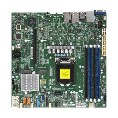 SUPERMICRO MB 1xLGA1151 (Xeon E3-21xx,i3), C246, 4xDDR4, 6xSATA3, 2xM.2, 1xPCIe3.0 x16, VGA, 2x LAN, IPMI