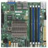 SUPERMICRO mini-ITX MB Atom C3558 (4-core), 4x DDR4 ECC DIMM, 8xSATA, 1x PCI-E 3.0 x4, 4x 1GbE LAN, IPMI, bulk